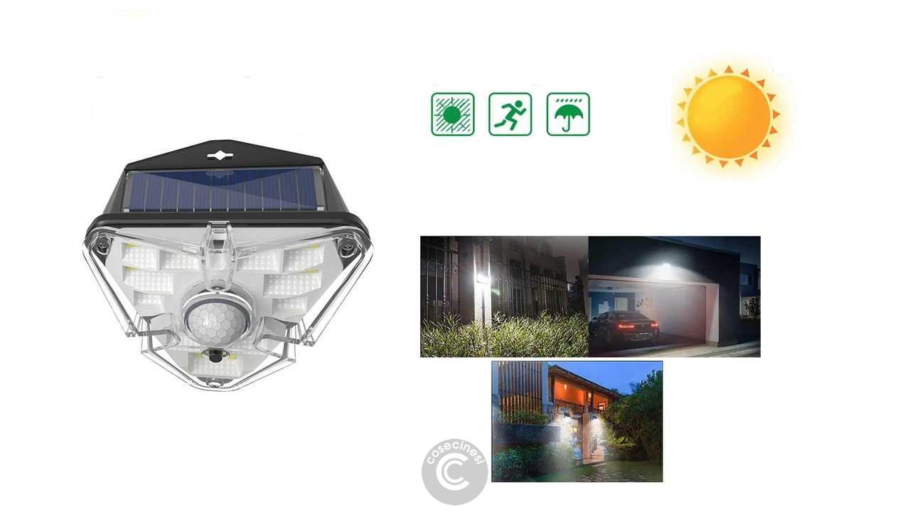 Codice sconto coupon Baseus Solar Energy Human Body Induction Wall Lamp