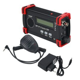 10W Max USDX + USDR HF QRP SDR SSB/CW Ricetrasmettitore 8 bande 5W DSP SDR Ham Radio QCX-SSB Batteria integrato con mano Microfono