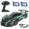 1:10 2.4G 4WD RC Auto Fuoristrada ad alta velocità Lamplight 25KM/h Veicoli Modello Due Batterie
