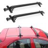 2 pezzi Universal Car Roof Cross Bar Barre antifurto bloccabili Portapacchi con chiavi per auto Carico massimo 165Lb 110-115 cm