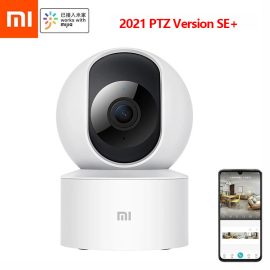 2021 Xiaomi Mijia SE + 1080P Smart Security fotografica Versione PTZ Vista panoramica a 360 ° Visione notturna a infrarossi AI Rilevamento umanoide fotografica