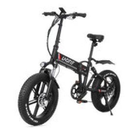 LAOTIE® FT5 20in Fat Tire 48V 10Ah 500W Bicicletta Elettrica Pieghevole Per Ciclomotore 35 Km / h Velocità Massima 80-90 Km Chilometraggio E-Bike
