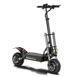 BOYUEDA 28.6AH 60V 5400W Scooter Elettrico Pieghevole a Doppio Motore da 11 Pollici 85 km / h Velocità Massima 110-130 km Gamma di Chilometraggio Carico Massimo 400 kg Monopattino Elettrico