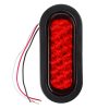 AUDEW Rosso Stop/Indicatori di direzione/Freno/Marker/Coda luce a led Rimorchio per camion 12V 2 pezzi
