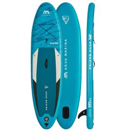 Aqua Marina VAPOR Stand Up Paddle Board 3.1M Tavola da surf gonfiabile Kit da surf per sport acquatici con corda di sicurezza