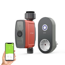 BlitzWolf BW-WTR01 WIFI Connect Watering Timer Gateway Giardinaggio APP remoto Controllo IP54 Sistema di irrigazione impermeabile