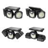 BlitzWolf ® BW-OLT7 218 LED 3 teste solare Lampada da parete con sensore con pannello solare aggiornato Uscita luce su 3 lati Angolo girevole PIR Sensore di movimento e IP64