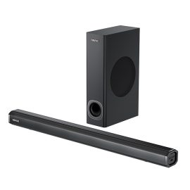 BlitzWolf® AirAux AA-SAR2 80W bluetooth Soundbar TV Bar 2.1 Canali Bass Subwoofer 3D EQ HDMI COA AUX USB remoto Controllo Altoparlante Home Theater