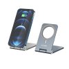 BlitzWolf® BW-TS5 Caricatore Wireless MagSafe Base Mount Supporto da tavolo pieghevole in lega di alluminio per iPhone Serie 12