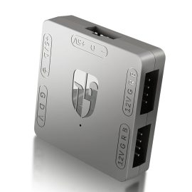 Convertitore RGB DEEPCOOL 5V a 12 V RGB Hub di trasferimento Interfaccia SATA Installazione del magnete Per RGB 3PIN M / B ASUS Gigabyte e MSI
