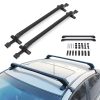 Coppia 105cm Tetto Carico Rack Cross Bars Portapacchi Supporto antifurto auto SUV