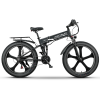 [DIRETTO UE] RUICANJIE R5S 48V 12.8AH 1000W 26 Pollici Bicicletta elettrica per pneumatici 50 km / h Velocità massima 80 km Gamma di chilometraggio 200 kg Carico massimo Bici elettrica