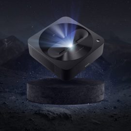 FENGMI R1 Nano UST proiettore Portatile Laser proiettore 4K 1200 ANSI Lumen Schermo da 120 pollici HDR10 Rapporto di contrasto 2000:1 Sensore del corpo umano Proiezione wireless