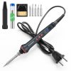 Handskit 90W LED Digital saldatura Iron Kit 110V / 220V Regolazione della temperatura Elettrica saldatura Iron 4 Wire Core Welding Strumenti