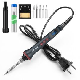 Handskit 90W LED Digital saldatura Iron Kit 110V / 220V Regolazione della temperatura Elettrica saldatura Iron 4 Wire Core Welding Strumenti