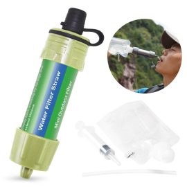 IPREE ABS 5000L Paglia con filtro per l'acqua Sistema di purificazione per filtrazione dell'acqua portatile per esterni per emergenza campeggio Strumento di sopravvivenza