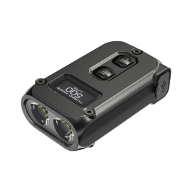 NITECORE TINI 2 P8 500LM Dual Light Mini LED Portachiavi Torcia OLED Display Mini torcia EDC portatile ricaricabile USB