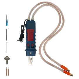 SUNKKO73B Penna per saldatura a punti integrata Veicolo elettrico fai-da-te 18650 Batteria Confezione con interruttore a grilletto