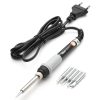 Saldatore Elettrico a Punta Mustool® MT223 60W Temperatura Regolabile  con 5 Pezzi di Punta di Saldatura