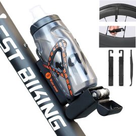WEST BIKING Portaborraccia per bicicletta Sistema di fissaggio sicuro Portaborraccia per bici da strada MTB Attrezzatura da ciclo ultraleggera