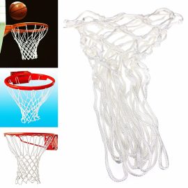 Coupon 12 Loops Indoor And Outdoor Basketball Net 4mm Roughness 50cm Length Basketball Net Basketball Court Accessories