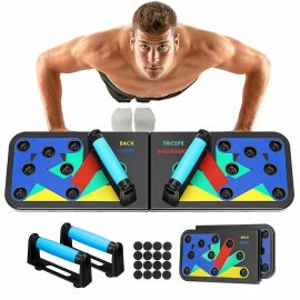 Coupon 9-in-1 Push Up Board Multi-function Push Up Rack Core Strength Training Equipment Home Fitness