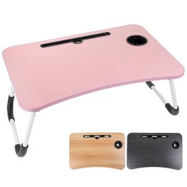 Coupon Adjustable Laptop Stand Folding Portable Computer for Bed Sofa Desk Holder Table