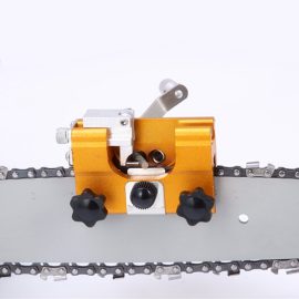Coupon Aluminum Alloy Chainsaw Chain Sharpening Jig Hand-operated Chain Sharpener Portable Household Chain Sharpener