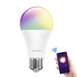 Coupon BlitzWolf® BW-LT21 RGBWW 10W E27 APP Smart LED Light Bulb Work With Amazon Alexa Google Assistant AC100-240V