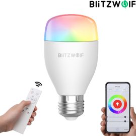 Coupon BlitzWolf® BW-LT27 AC100-240V RGBWW+CW 9W E27 APP Smart LED Bulb Work With Alexa Google Assistant + IR Remote Control