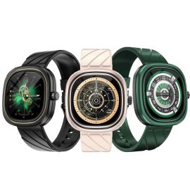 Coupon DOOGEE Ares 1.32 inch 360*360px 386 PPI Creative Screen Dynamic Heart Rate Blood Oxygen Monitor 24 Sports Modes 300mAh Big Battery Capacity 3ATM Waterproof Smart Watch