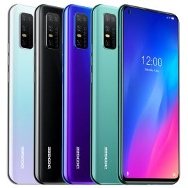 Coupon DOOGEE N30 Global Bands 4GB 128GB Helio A25 Android 10 6.55 inch Perforated Screen 4180mAh 16MP AI Quad Rear Camera 4G Smartphone