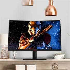 Coupon HKC GF40 23.6 inch Curved Monitor 1800R 4ms 144Hz VA Panel 1080P Resolution 178° Viewing Angle HD Ultra-thin Gaming Office Monitor