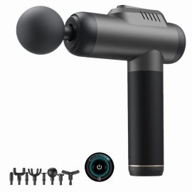 Coupon KONKA A1-8D Massage Guns Deep Tissue Percussion Muscle Massager 6 Gear Adjustable Type-C Rechargeable Power Display with 8 Heads
