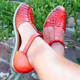 Coupon Plus Size Women Casual Halcyon Beach Vacation Flats Comfy T-Strap Slide Sandals