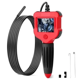 Coupon Professional Industrial HD Borescope with 2.4 Inch LCD Screen 5.5mm Borescope Inspection Camera 1/3M Cable USB Waterproof – 1M