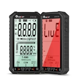 Coupon TOOLTOP ET8134 4.7-inch Large LCD Screen Smart True RMS Digital Multimeter Automatic + Manual Measure Resistance Diode Capacitance Temperature Frequency Test