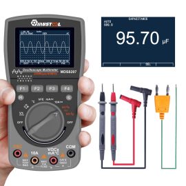 Coupon Upgraded MUSTOOL MDS8207 Intelligent 2 in 1 Digital 40MHz 200Msps/S Oscilloscope 6000 Counts True RMS Multimeter