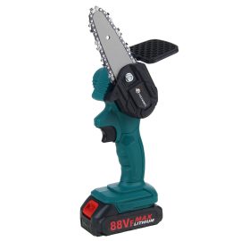 Coupon VIOLEWORKS 88VF Electric Chain Saws Cordless 4 Inch One Hand Saw Woodworking Cutting Power Tools W/ 1 or 2pcs Battery For Makita