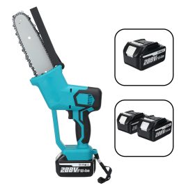 Coupon VIOLEWORKS 8inch 21V 1500W Electric Cordless One-Hand Saw Chain Saw Woodworking with Battery Kit