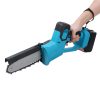 1080W 8 Pollici Sega a catena elettrica senza fili Sega a catena Utensile da taglio per legno da giardino portatile W / Nessuno / 1pc Batteria