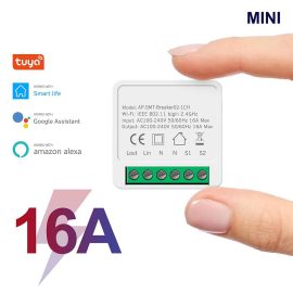 16A Mini Smart Wifi Interruttore fai-da-te Supporto Controllo a 2 vie Modulo di automazione domestica intelligente Funziona con l'app Alexa Google Home Smart Life