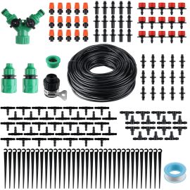 40 m Manuale Automatico FAI DA TE Micro Sistema di Irrigazione A Goccia Auto Manuale Timer Impianto di Irrigazione Tubo Da Giardino Set di Strumenti