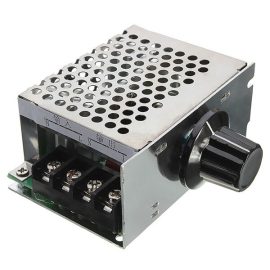 4000W 220V AC SCR Regolatore di Tensione Regolatore di Velocità del Motore Elettrico Dimmer