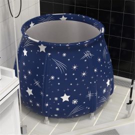6 strati addensare vasca da bagno pieghevole portatile vasca da bagno per interni camera all'aperto secchio per vasca idromassaggio per adulti
