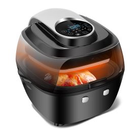 6L Friggitrice ad aria Fornello sano a basso contenuto di grassi Olio Timer per forno da cucina gratuito 1350W