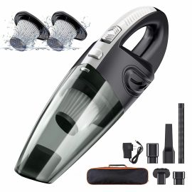 AUDEW 120W 5000Pa Aspirapolvere senza fili portatile ricaricabile Wet/Dry per auto e casa