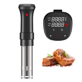 AUGIENB SC-002 1100 W Sous Vide Cooker Macchina a circolazione termica ad immersione con grande digitale LCD Display Tempo e controllo della temperatura