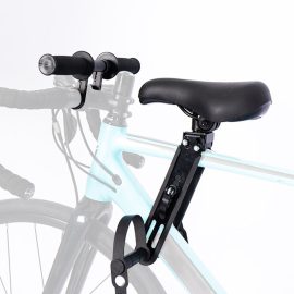 BIKIGHT Seggiolino per bambini + manubrio Seggiolini per bici montati frontalmente per bici Parti di sella per bambini a sgancio rapido per 2-5 anni