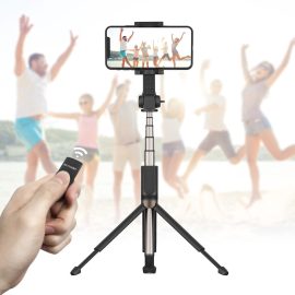 BlitzWolf BW-BS4 Multi-angolo di rotazione estesa bluetooth Treppiede Selfie bastone per smartphone